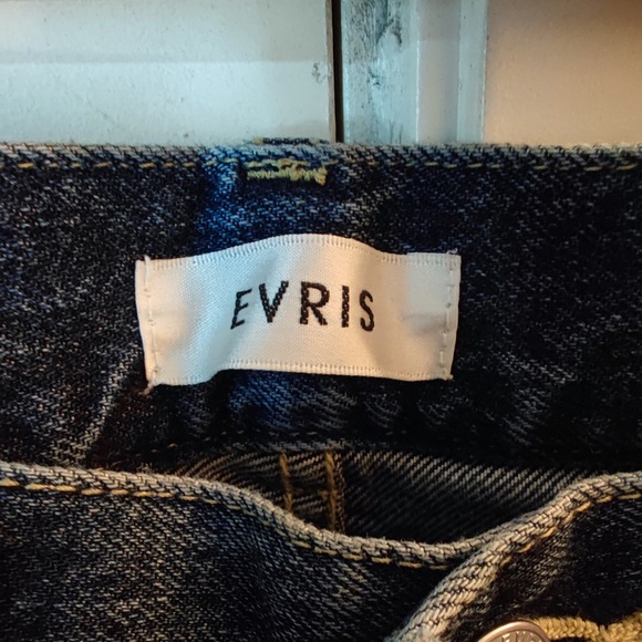 Side Lace up slit wide jeans - Picture 7 of 7